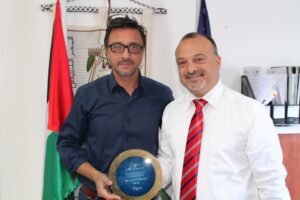 Muhanad Hijazi - INP II Program Controls Manager - with Dr. Daoud Qawasmeh