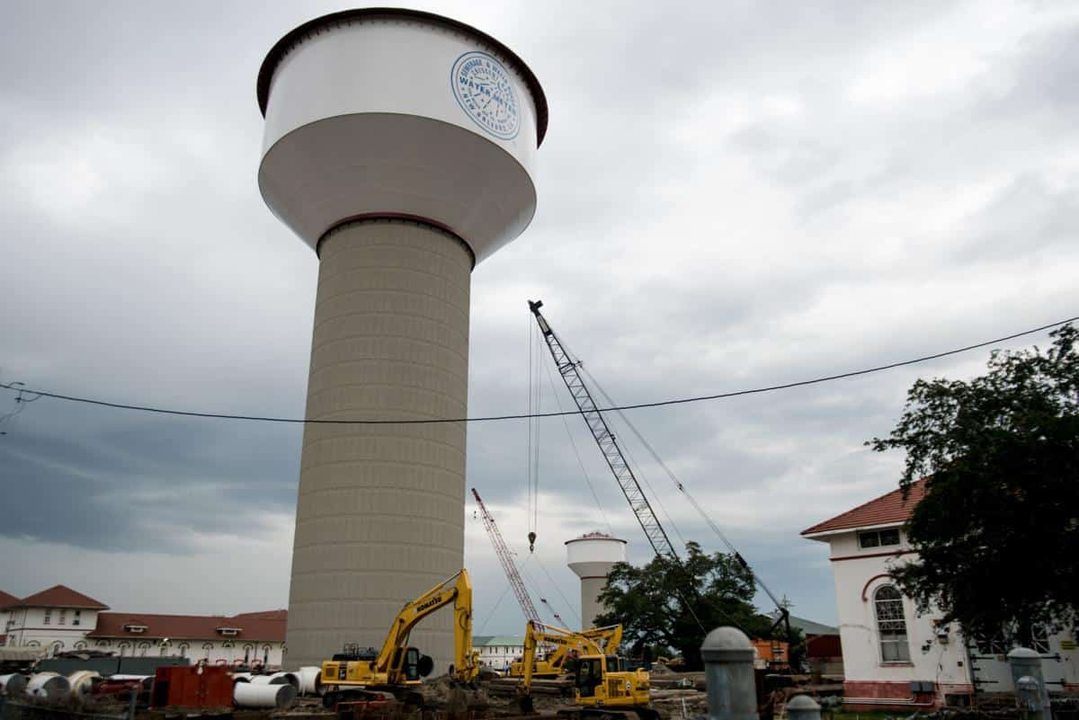 Water Hammer Tower Construction
